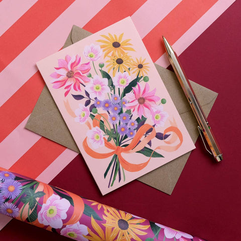 Autumn Bouquet | Everyday greetings card | Autumn, floral - Sprouts of Bristol