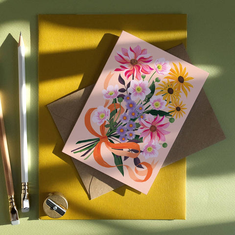 Autumn Bouquet | Everyday greetings card | Autumn, floral - Sprouts of Bristol