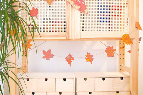 Autumn Leaves Sewn Garland - Sprouts of Bristol