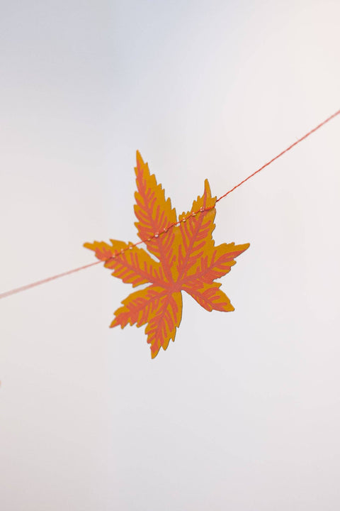 Autumn Leaves Sewn Garland - Sprouts of Bristol