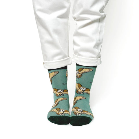 Barn Owl Bamboo Socks - Sprouts of Bristol