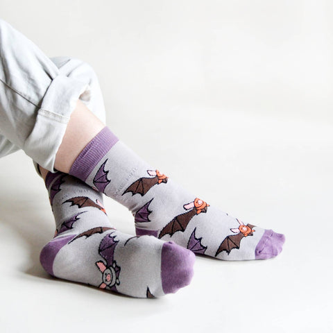 Bat Bamboo Socks - Sprouts of Bristol