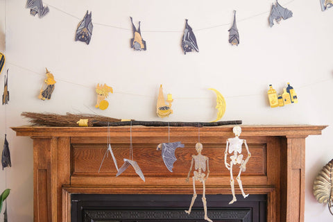 Bats Sewn Garland - Sprouts of Bristol
