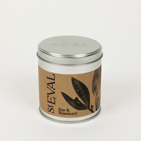 Bay & Rosemary Scented Tin Candle - Sprouts of Bristol