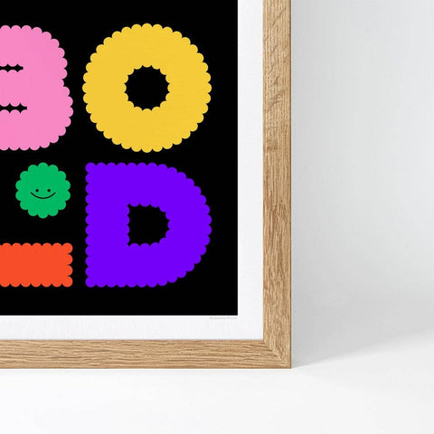 Be Bold Art Print - Sprouts of Bristol