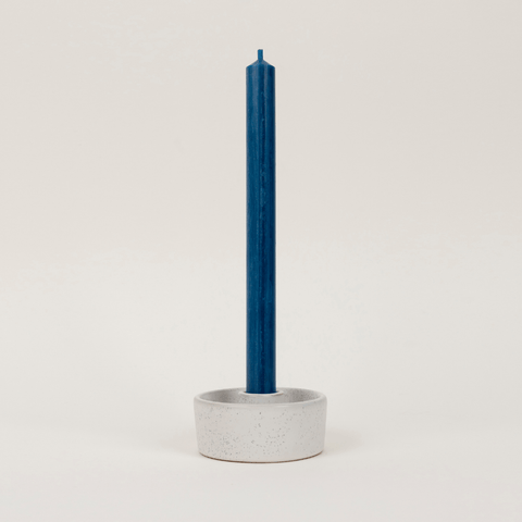 Bedruthan Blue 7/8" x 10" Church Dinner Candles - Sprouts of Bristol