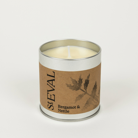 Bergamot & Nettle Scented Tin Candle - Sprouts of Bristol