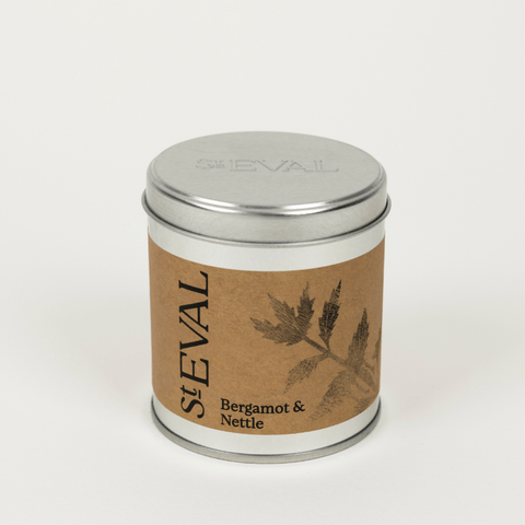 Bergamot & Nettle Scented Tin Candle - Sprouts of Bristol