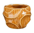 Bianca Ceramic Pot – Orange - Sprouts of Bristol