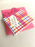 Birthday Bow Shaped Greetings Card - Sprouts of Bristol