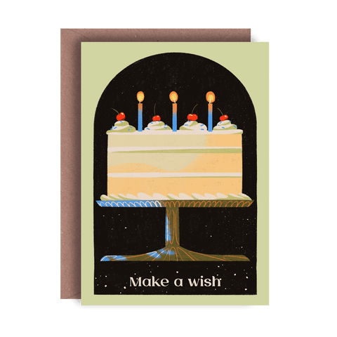 Birthday Cake Greetings Card - Sprouts of Bristol