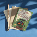 Birthday Teapot | Birthday card | Folk, tea - Sprouts of Bristol