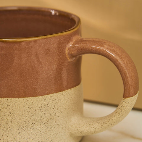 Bladon Half Glazed Mugs in Terracotta - Sprouts of Bristol