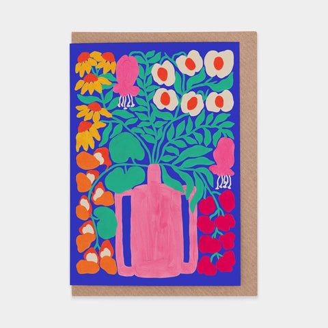 Blushing Greetings Card - Sprouts of Bristol