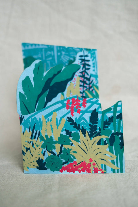 Botanic Garden Hand Screen Printed Greetings Card - Sprouts of Bristol