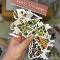 British Moth Vinyl Stickers Set of 3 - Sprouts of Bristol