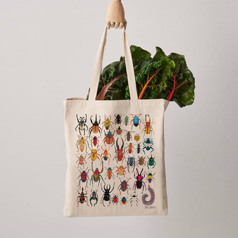 Bugs Canvas Tote Bag - Sprouts of Bristol