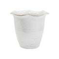 Camellia Scalloped Edge Planter – White - Sprouts of Bristol