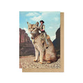 Cat Lone Ranger Greetings Card - Sprouts of Bristol