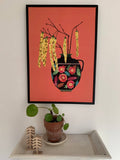 Catkins Art Print A4 - Sprouts of Bristol