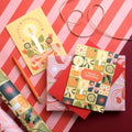 Christmas Chequerboard Candlelight | Christmas card | Christmas 2025 - Sprouts of Bristol