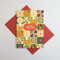 Christmas Chequerboard Candlelight | Christmas card | Christmas 2025 - Sprouts of Bristol