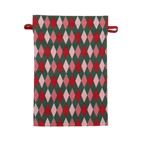 Christmas Cotton Drawstring Bag
