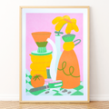 Coffee A4 Risograph Print - Sprouts of Bristol
