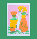 Coffee A4 Risograph Print - Sprouts of Bristol
