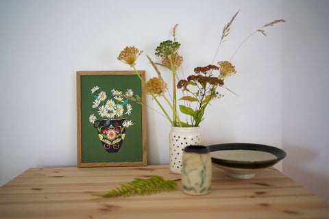 Daisies Print A4 - Sprouts of Bristol