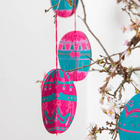 Easter Egg Paper Ornaments - Sprouts of Bristol