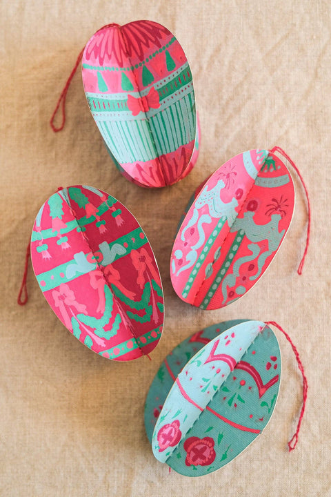 Easter Egg Paper Ornaments - Sprouts of Bristol
