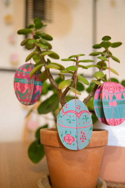 Easter Egg Paper Ornaments - Sprouts of Bristol