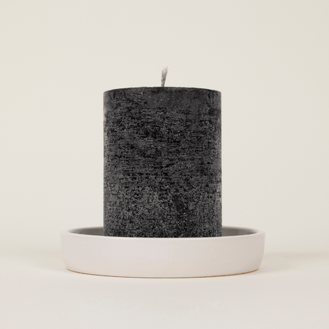 Embers, Scented Coloured Pillar Candle - Sprouts of Bristol