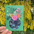 Fleurs Greetings Card - Sprouts of Bristol