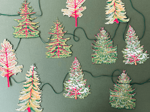 Forest Sewn Garland - Sprouts of Bristol