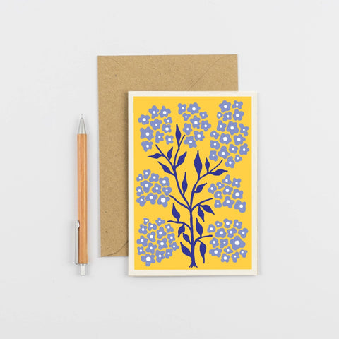 Forget Me Not Blumen Plants - All Occasions Greetings Card - Sprouts of Bristol