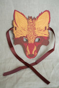Fox Mask Hand Screen Printed Greetings Card - Sprouts of Bristol