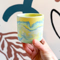 Fresh Water Blue Jesmonite Mini Pot [Beneath the Canopy RHS Collab] - Sprouts of Bristol