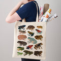 Frogs Canvas Tote Bag - Sprouts of Bristol