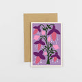Fuscia Blumen Plants - All Occasions Greetings Card - Sprouts of Bristol