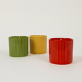 Geranium Leaf Candle in Ceramic Artist Pot - Sprouts of Bristol