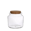 Glass Honey Pot - Vessel / Vase with Cork Lid [Terrarium Supplies] - Sprouts of Bristol