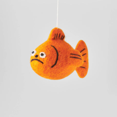 Goldfish Hanging Felt Ornament - Sprouts of Bristol