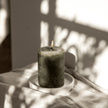 Granite & Moss, Scented Coloured Pillar Candle - Sprouts of Bristol