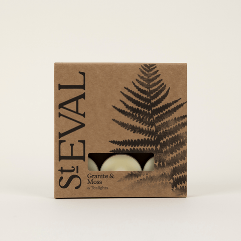 Granite & Moss Scented Tealights - Sprouts of Bristol