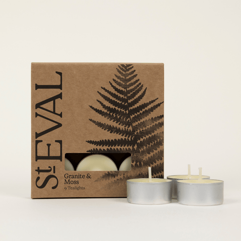 Granite & Moss Scented Tealights - Sprouts of Bristol