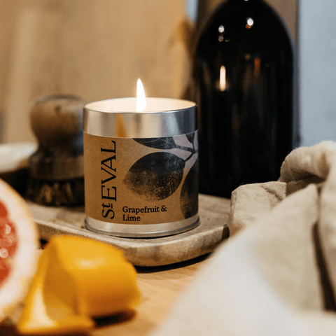 Grapefruit & Lime Scented Tin Candle - Sprouts of Bristol