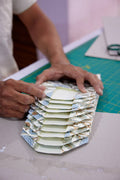 Hand Block Printed Gift Bags - Blue Stone - Sprouts of Bristol