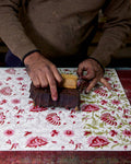 Hand Block Printed Gift Bags - Scarlet - Sprouts of Bristol
